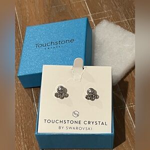 Touchstone Crystal post earrings